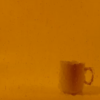 PV 4113 sötétborostyán katedrál transzparens üveg