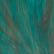 W 251 WO türkíz-zöld-viola félopál üveg