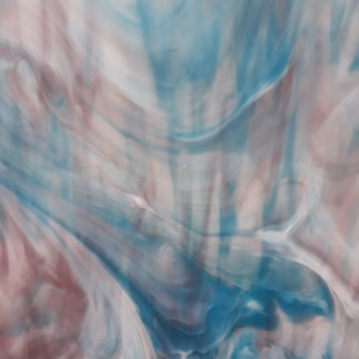 W 85 WO égkék-viola félopál üveg