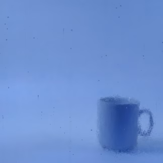 W 189 halványkék transzp. üveg