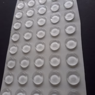 Bumpon víztiszta BS 01/2  lapos 3,2 * 12 mm