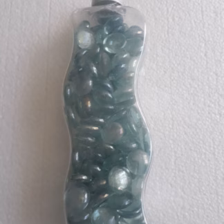 Üvegkavics áttetsző vízkék 18/20 mm 500 gr.