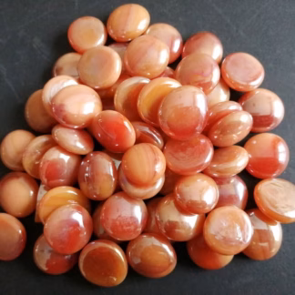 Üvegkavics narancs iri opál 250 gr. 18/20mm