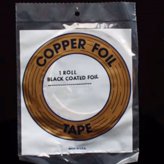 Rézfólia E feketehátú 6,4mm;1/4",33 m