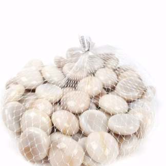 Üvegkavics bézs opál 250 gr. 18/20 mm