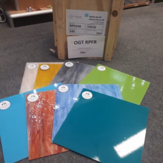 OGT Rack Pack COE 96 30cm*30 cm vegyes színű fusing üveg