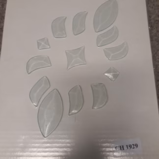 Fazettakép CH 1929 13 darabos 11*21 cm