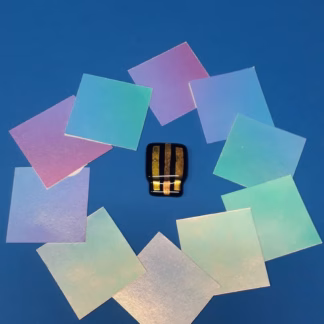 Dichroic papír szivárvány 4*4 cm