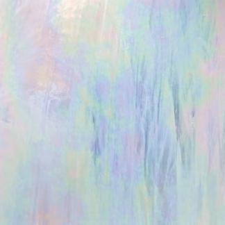 W 051 WO iri fehér irizáló félopál üveg