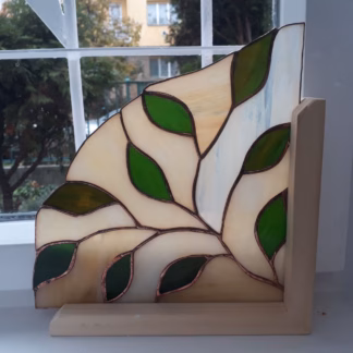 Üvegtartó L alakú 20*20cm