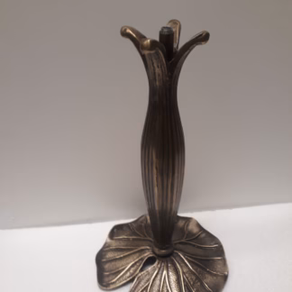 Lámpatalp bronz Lótuszlevél 29 cm