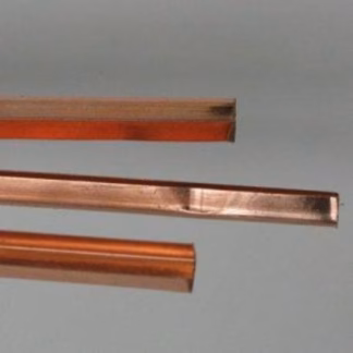 U-profil vörösréz 3*5 mm ; 1,8 m