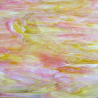 Spectrum 6069-81 CC pink-sárga rücskös félopál üveg