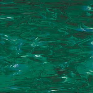 Spectrum 823-98 S mélyzöld-fehér félopál üveg