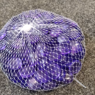 Üvegkavics áttetsző lila 18/20 mm 500 gr.