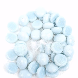 Üvegkavics égkék  opál 250 gr. 18/20 mm