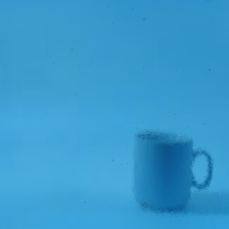 W 96-13 COE96 világos tengerkék transzp. fusing üveg