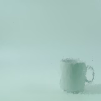 W 322 világos zöldeskék transzp. üveg