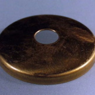 Lámpatető kör barna 10 cm átm.