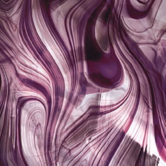 Spectrum BR Ametyst Barokk mintás átlátszó-lila  üveg