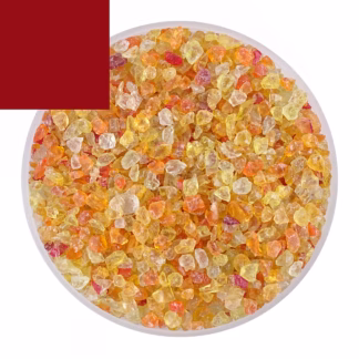 Üvegpor sötétpiros átlátszó 1055/5 COE 82