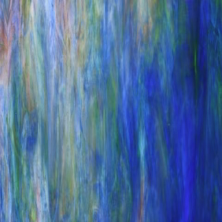 W 196 WO kobaltkék-zöld-lila félopál üveg