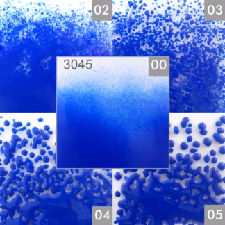 Üvegpor sötétkék opál 3045/0 COE 82
