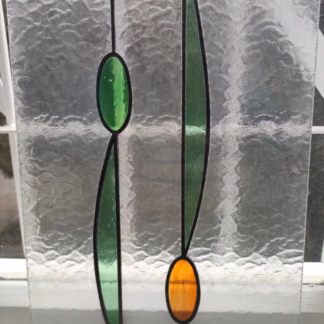 Tiffany technikával készített ajtóbetét