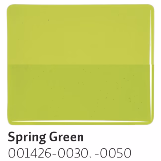 Bullseye 1426-30 3mm COE 90 fűzöld fusing üveg