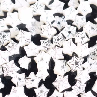 Millefiori COE 90 fehér csillagok