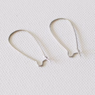 Fülbevaló alap hosszú 25 mm