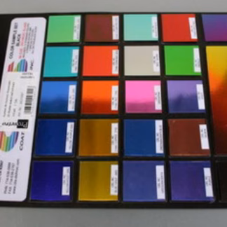 Dichroic COE96 darabok fekete alapon