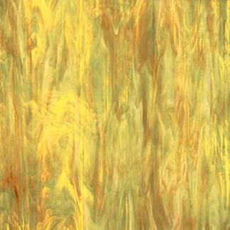 Spectrum 621-7 világoszöld-borotyán félopál üveg