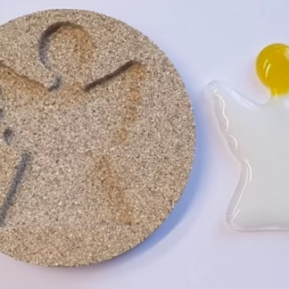 Fusingforma microboxhoz angyal