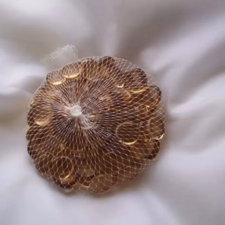 Üvegkavics áttetsző barack 18/20 mm 500 gr.