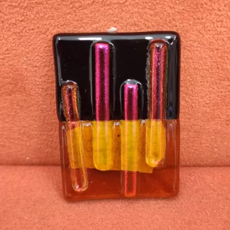 Dichroic COE90 BTCCDDR átlátszó-cián/sötétvörös üveg CBS