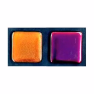 Dichroic papír átlátszó piros 4*4 cm