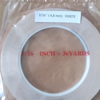 Rézfólia K feketehátú 4,8mm;3/16",33 m