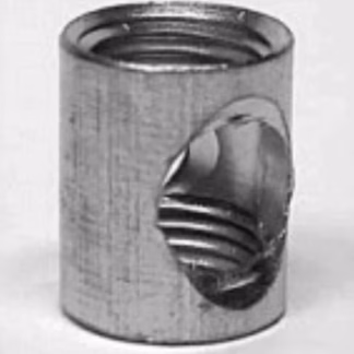 Menetes cső toldó lyukkal 12*14mm