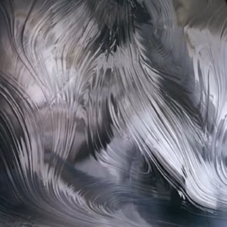 Spectrum BR Pale Barokk mintás átlátszó-szürke  üveg