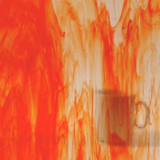 W 27 LL narancs-átlátszó katedrál üveg