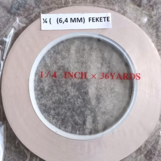 Rézfólia K feketehátú 6,4mm;1/4",33 m