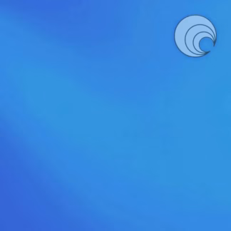 OGT 538-2F COE96 világos acélkék transzp. fusing üveg