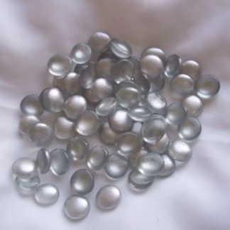 Üvegkavics festett ezüst 18/20 mm 500 gr.