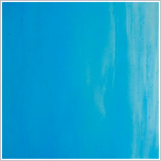 W 96-22 COE96 égkék luminescent fátylas fusing üveg