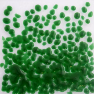 Üvegpor sötétzöld 0076/5 COE 82