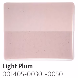 Bullseye 1405-30 3mm COE 90 halványlila áttetsző fusing üveg