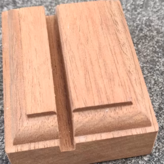 Üvegtartó fa egyenes 20 cm