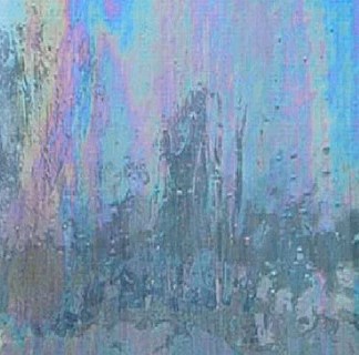 Armstrong 4518SR türkizkék irizáló félopál üveg