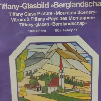 Sablonkönyv, mintakönyv Berglandschaft